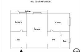 Vanzare apartament 2 camere, 48 mp, balcon, zona Interservisan