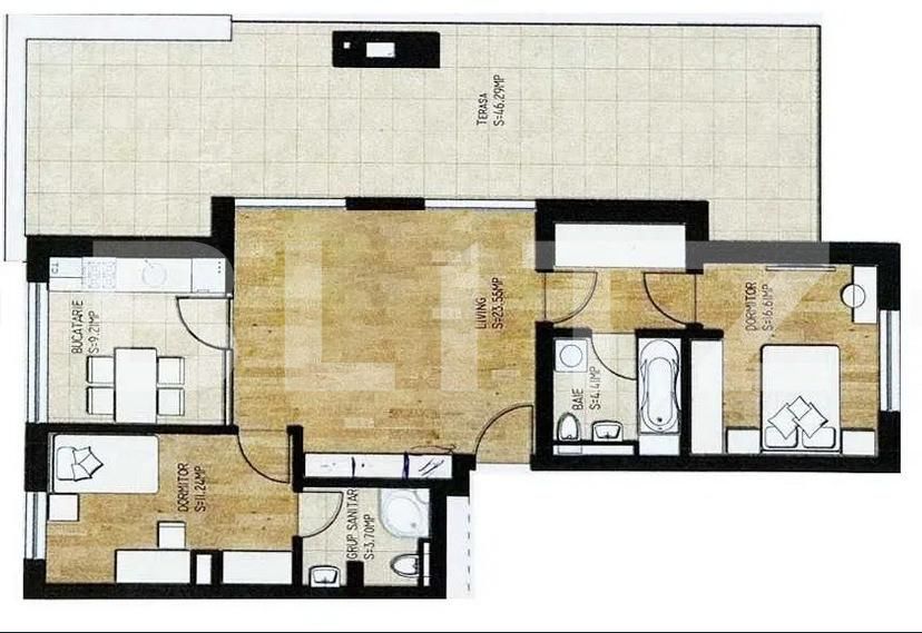 Apartament de vânzare 3 camere Tractorul - 167541AV | BLITZ Brașov | Poza8