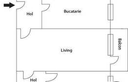 Vanzare apartament cu 2 camere, 47 mp cu boxa pentru depozitare si parcare
