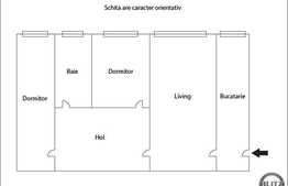 Vanzare apartament 3 camere, 65 mp, boxa subsol, zona strazii Albac