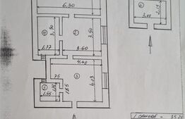 Apartament 3 camere 2 bai -in vila - 80mp  -pivnita si  parcare Central