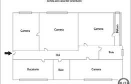 Vanzare apartament 4 camere, 70,40 mp, parcare, boxa, zona strazii Fantanele