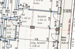 Apartament 2 camere, 59,75 mp, semifinisat, TVA inclus, zona Mărăști