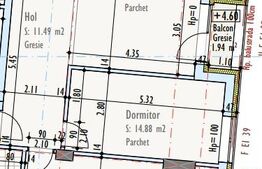 Apartament cu 3 camere, 2 bai, 77,35 mp, semifinisat, TVA inclus, zona Mărăști