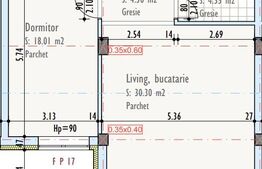 Apartament 2 camere, 62,35 mp, semifinisat, TVA inclus, zona Mărăști