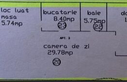 Apartament cu 3 camere, 73 mp, etaj 1, 2 parcari, zona Constantin Brancusi