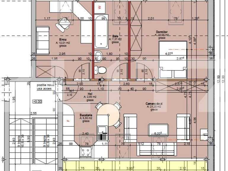 Apartament de vânzare 3 camere Bună Ziua - 16846AV | BLITZ Cluj-Napoca | Poza2