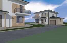 Două construcții de vanzare, teren de 1.274 mp, zona Exterior Nord/Chinteni