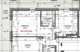 Apartament 2 camere si terasa  30 mp ,bloc nou Premium 