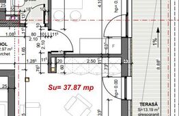 Apartament 2 camere cu terasă 13 mp – bloc nou Apahida