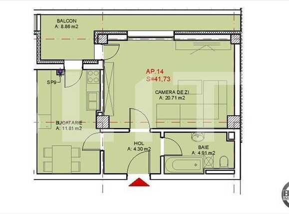 Garsonieră de vânzare Gheorgheni - 16856AV | BLITZ Cluj-Napoca | Poza1