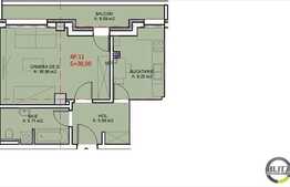 Vanzare garsoniera 38,1 mp, semifinisata, zona Iulius Mall