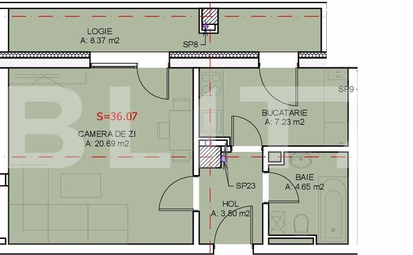 Garsonieră de vânzare Gheorgheni - 16865AV | BLITZ Cluj-Napoca | Poza9