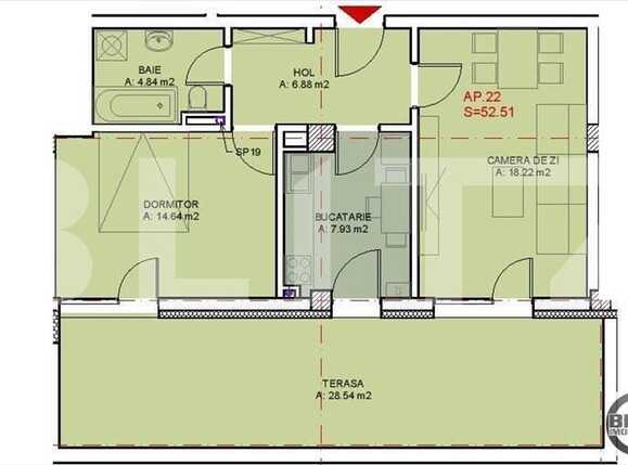 Apartament de vânzare 2 camere Gheorgheni - 16867AV | BLITZ Cluj-Napoca | Poza1