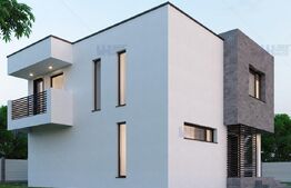 Ansamblu privat case individuale: 120 mp util, 600 mp teren, Baciu