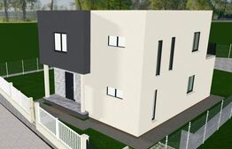 Casă individuală în ansamblu privat 120 mp utili, 600 mp teren, Baciu