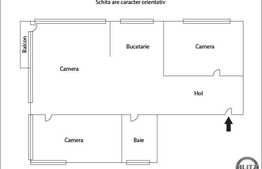 Vanzare apartament 3 camere, 78 mp, garaj, zona Grand Hotel Italia