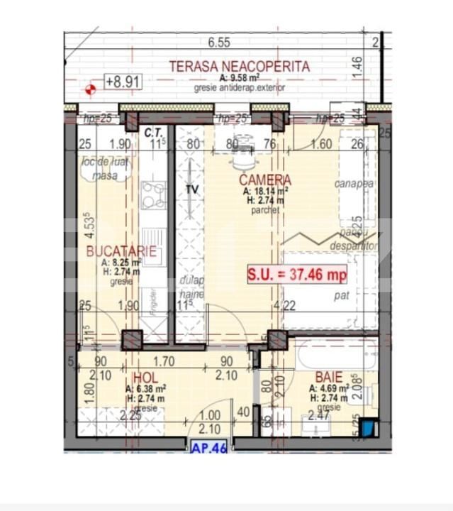 Garsonieră de vânzare Floreşti - 168736AV | BLITZ Cluj-Napoca | Poza2