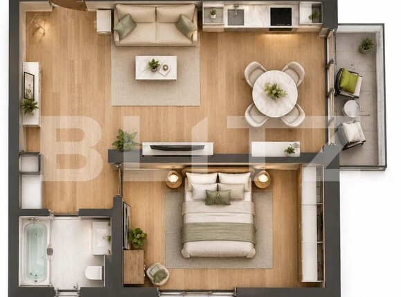 Apartament de vânzare 2 camere Floreşti - 168893AV | BLITZ Cluj-Napoca | Poza1