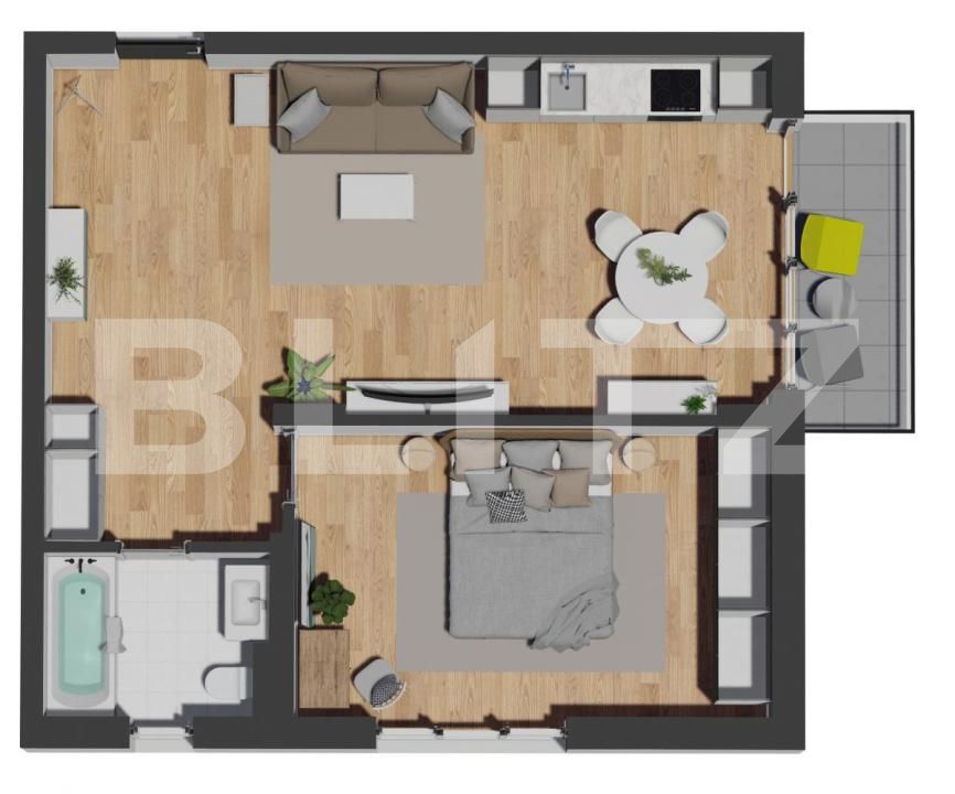 Apartament de vânzare 2 camere Floreşti - 168893AV | BLITZ Cluj-Napoca | Poza4