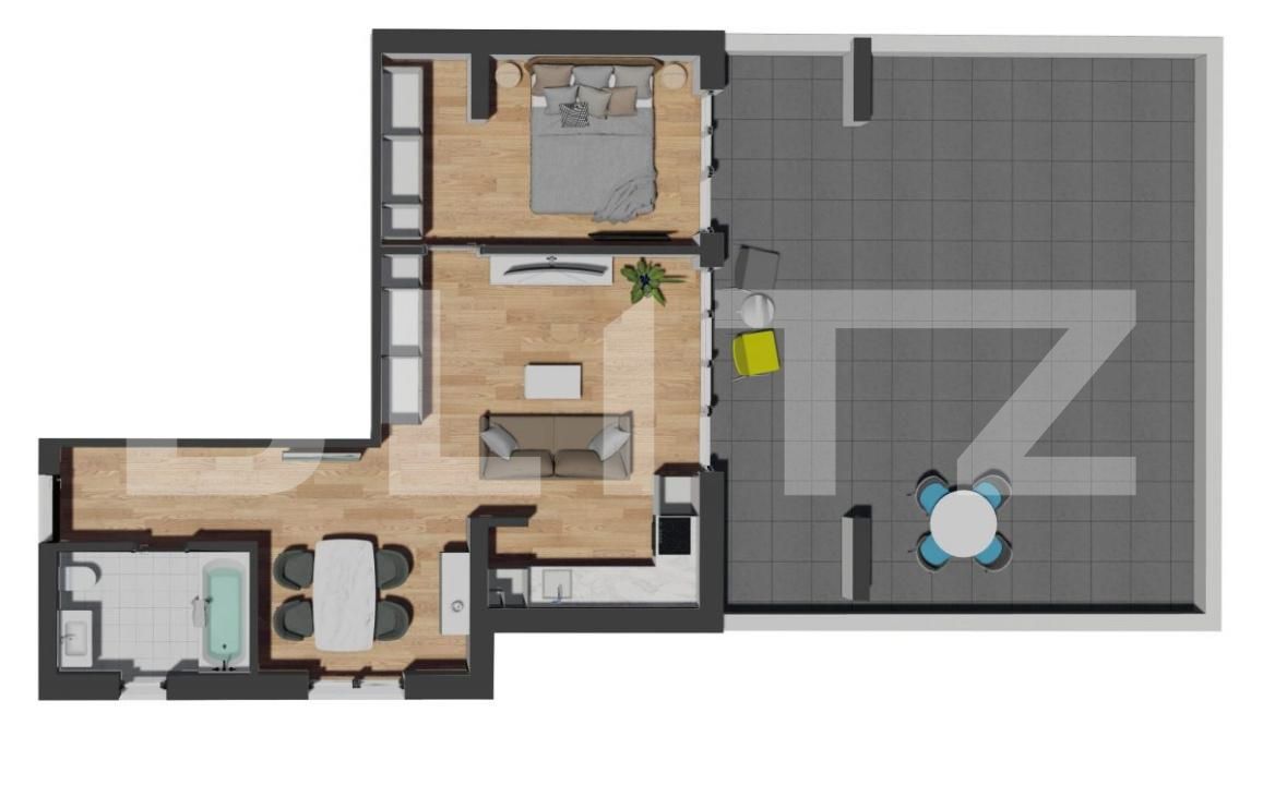 Apartament de vânzare 2 camere Floreşti - 168929AV | BLITZ Cluj-Napoca | Poza3