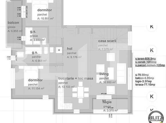 Apartament de vânzare 3 camere Grigorescu - 16905AV | BLITZ Cluj-Napoca | Poza1