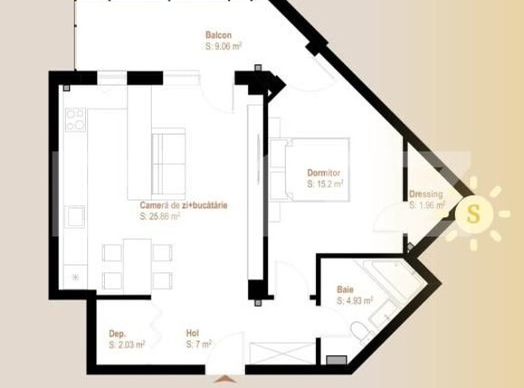 Apartament de vânzare 2 camere Floreşti - 169121AV | BLITZ Cluj-Napoca | Poza1