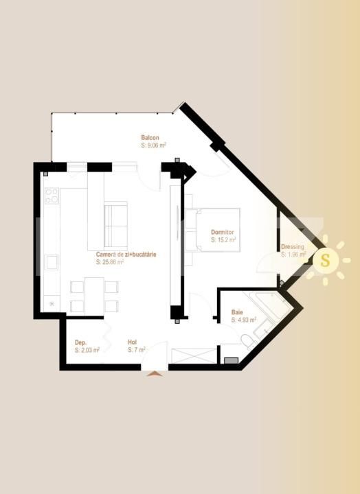 Apartament de vânzare 2 camere Floreşti - 169121AV | BLITZ Cluj-Napoca | Poza1