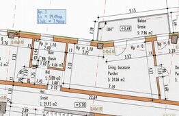 Apartamente cu 3 camere 59.49 mp, zona Marasti