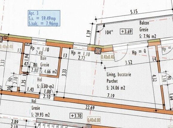 Apartament de vânzare 3 camere Marasti - 169191AV | BLITZ Cluj-Napoca | Poza1
