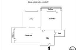 Apartament cu 2 camere, 50 mp! 2 balcoane! Loc parcare! Zona TERRA!