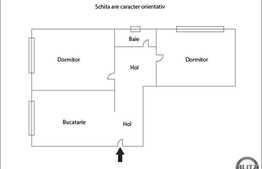 Apartament cu 2 camere, decomandat, 51 mp! Complet mobilat si utilat! Zona Lidl!