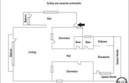 Vanzare apartament 3 camere, 80 mp, parcare, zona strazii Donath