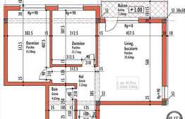 Vanzare apartament 3 camere, 65,19 mp, garaj, zona strazii Eugen Ionesco