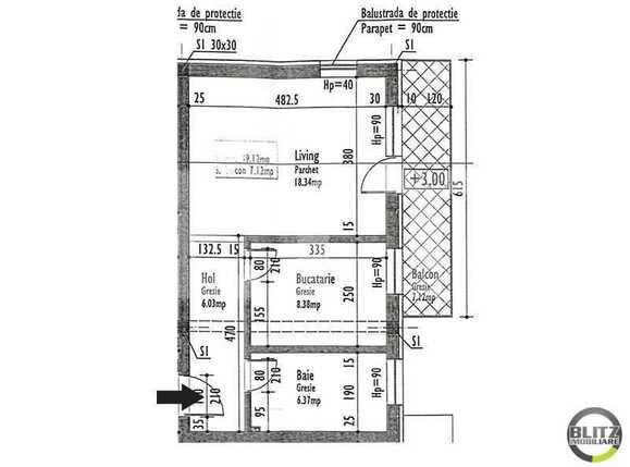 Garsonieră de vânzare Europa - 16945AV | BLITZ Cluj-Napoca | Poza1