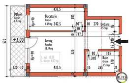 Vanzare garsoniera 33,31 mp, imobil nou, zona strazii Eugen Ionesco