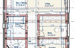 Apartamen 2 camere, 63mp, etaj 1, gradina proprie 73mp, zona Avram Iancu