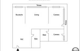 Vanzare Penthouse 3 camere, 109 mp, terase,garaj, boxa, zona strazii Avram Iancu