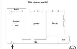 Vanzare 3 camere, semifinisat! 69 mp! Etaj intermediar! Zona usor accesibila!