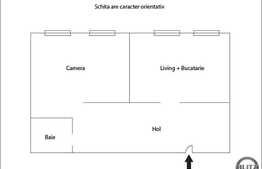 Apartament de vanzare, 2 camere, semifinisat, 36 mp utili! Optional garaj!