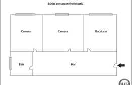 De vanzare 2 camere, decomandat, 55 mp! Zona usor accesibila! Optional garaj!