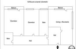 Vanzare apartament 3 camere, 113 mp, loc de parcare, zona Iulius Mall