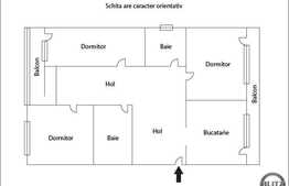 Vanzare apartament 3 camere, 73 mp, boxa, garaj, zona Iulius Mall