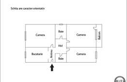 De vanzare apartament 3 camere, 69 mp, boxa subsol, zona strazii Louis Pasteur