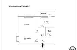 2 camere, decomandat, 48 mp, zona strazii Florilor, parcare inclusa!