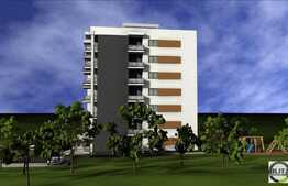 Vanzare apartament 2 camere, 43,78 mp, imobil nou, semifinisat!