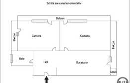 Vanzare apartament cu 2 camere, 52 mp! Loc de parcare! Zona strazii Eroilor!