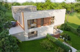 Casă modernă în Popești–170 mp utili, 600 mp teren