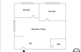 Vanzare apartament 3 camere, 66,68 mp, zona strazii Calea Turzii