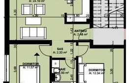 De vanzare 3 camere, 57.32 mp! Loc de parcare! Zona strazii Somesului!